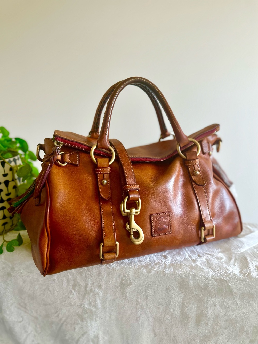 Dooney & Bourke Large Vintage Florentine Satchel